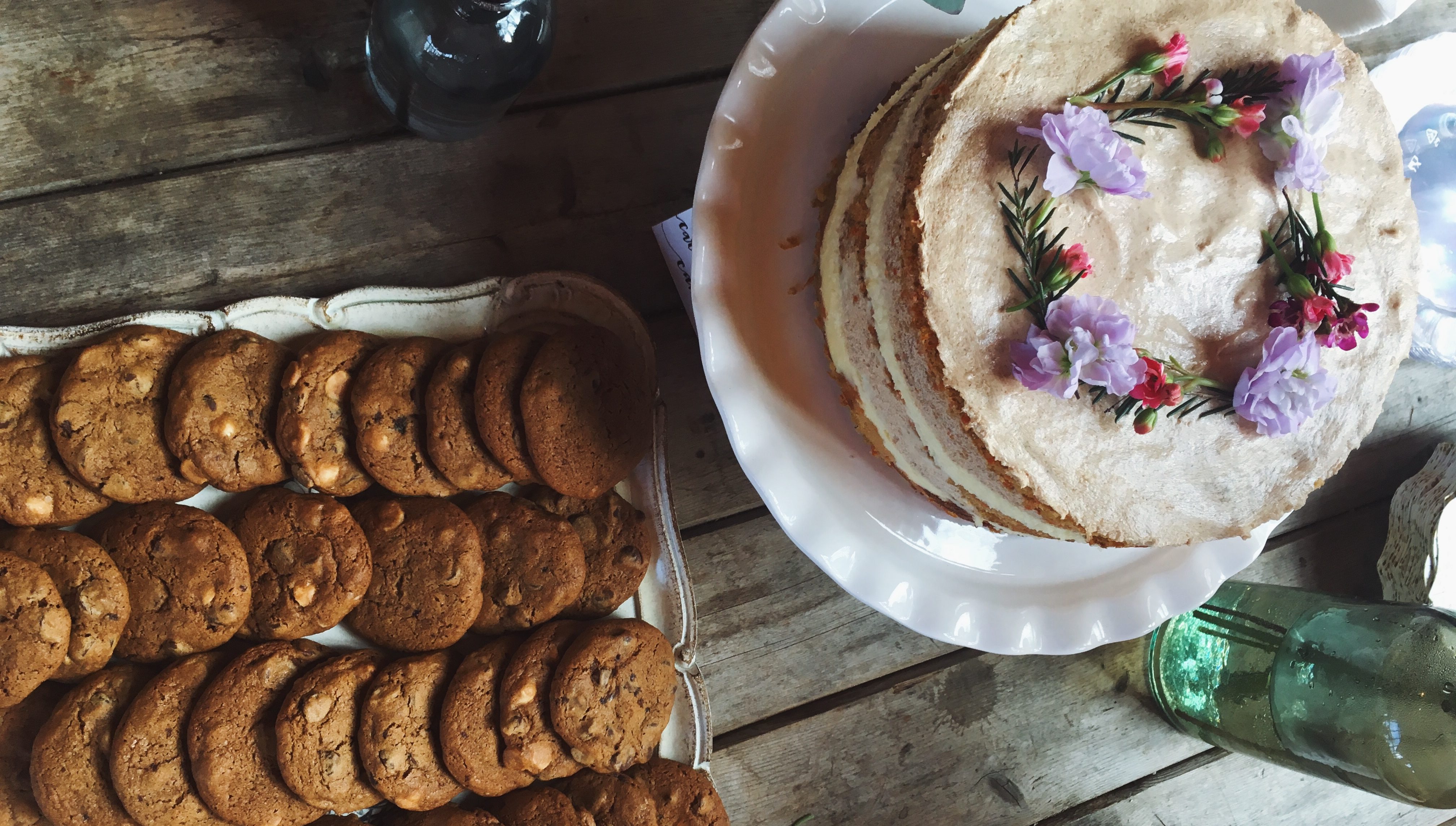 Cake and cookies